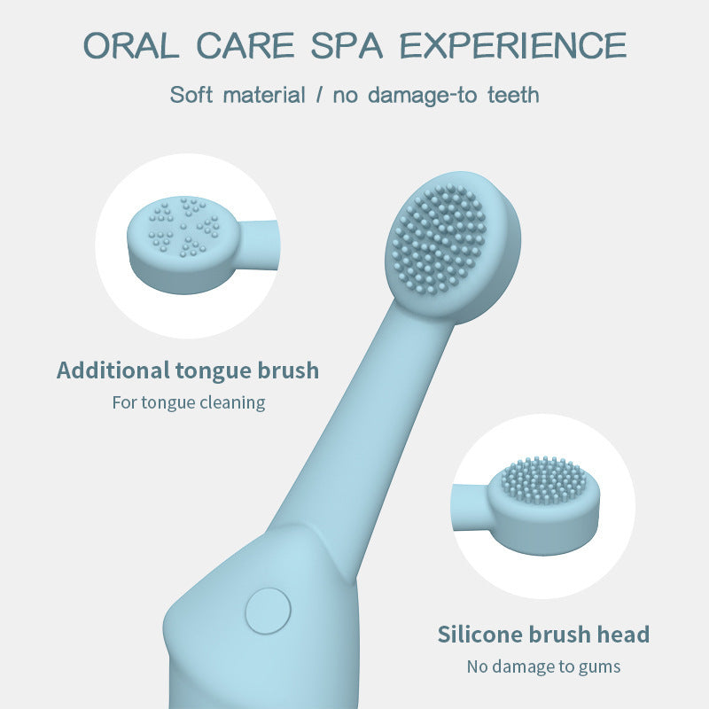 Dog Toothbrush, Food Grade Silicone Pet Brush Fits Most Fingers, Puppy Toothbrush for Dogs & Cats Dental Care, 360° Cleaning Finger Brush for Dogs Teeth