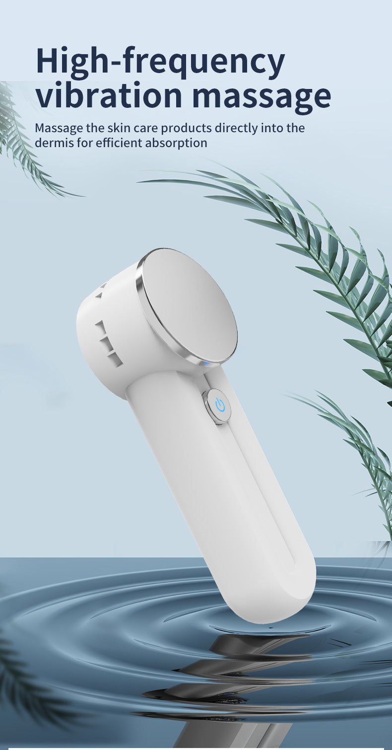 Anti-Aging Mini Ice Hammer Cooling Therapy and Serum Infusion Massager, Home Use Beauty Device