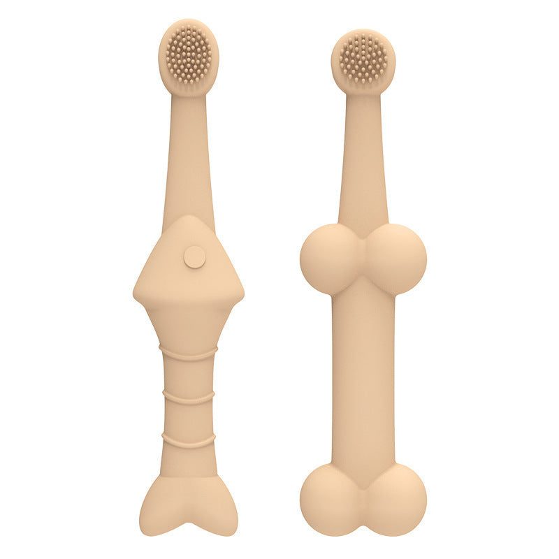 Dog Toothbrush, Food Grade Silicone Pet Brush Fits Most Fingers, Puppy Toothbrush for Dogs & Cats Dental Care, 360° Cleaning Finger Brush for Dogs Teeth