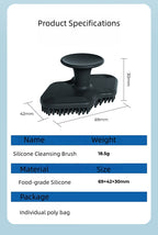 3pcs Mouth shape manual silicone deep facial cleansing brush Silicone Face Scrubber for Women Men