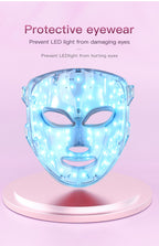 home use beauty device 7-color light facial mask customize your own beauty mask gift