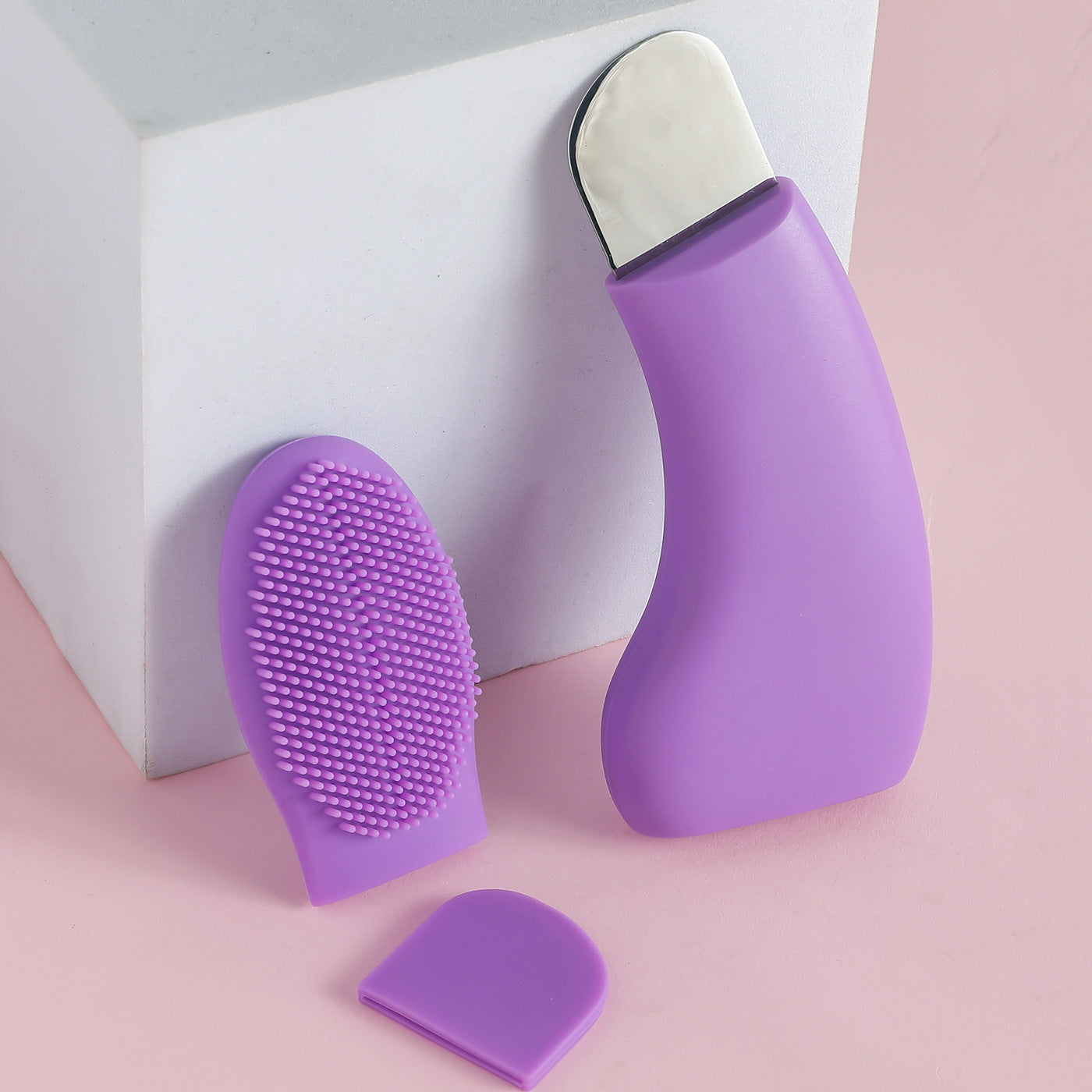 portable silicone nose cleaning brush free logo