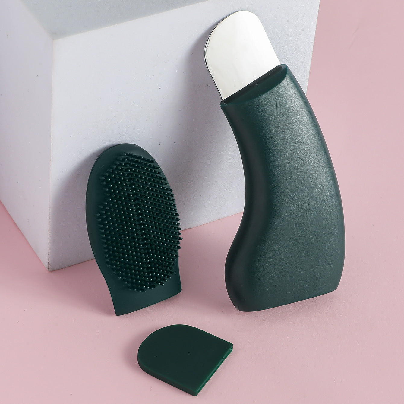 portable silicone nose cleaning brush free logo