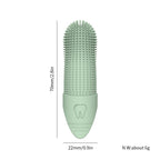 Dog Toothbrush, Food Grade Silicone Pet Brush Fits Most Fingers, Puppy Toothbrush for Dogs & Cats Dental Care, 360° Cleaning Finger Brush for Dogs Teeth