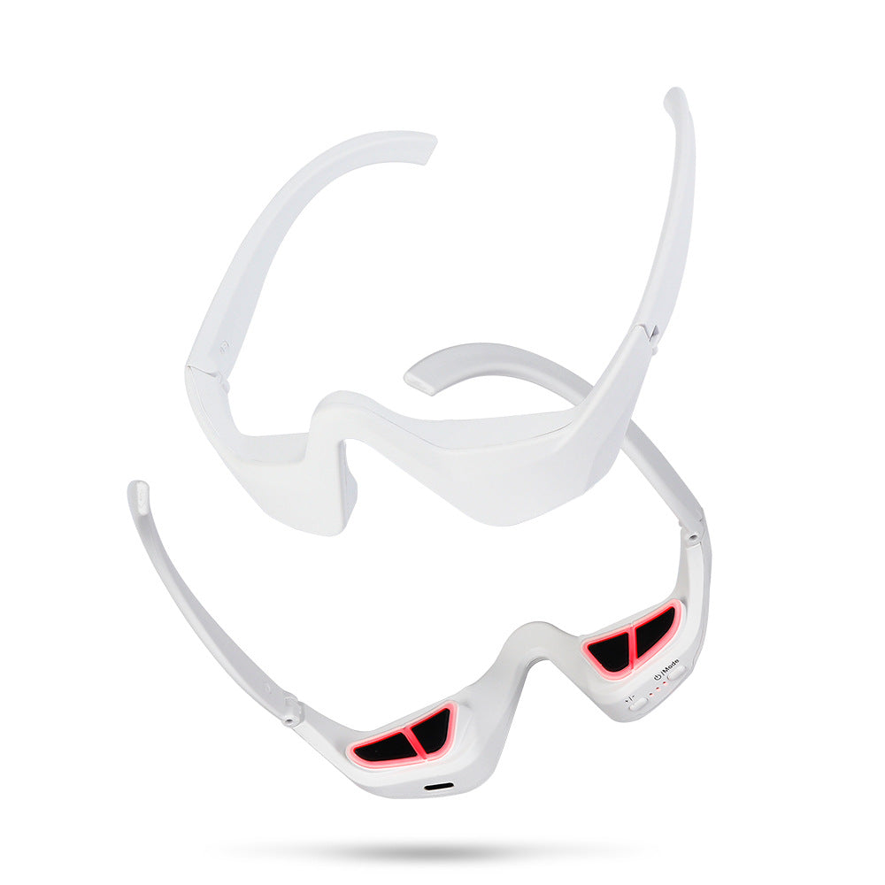 Periorbital EMS Microcurrent Beauty Device with Red Light for Dark Circle Reduction