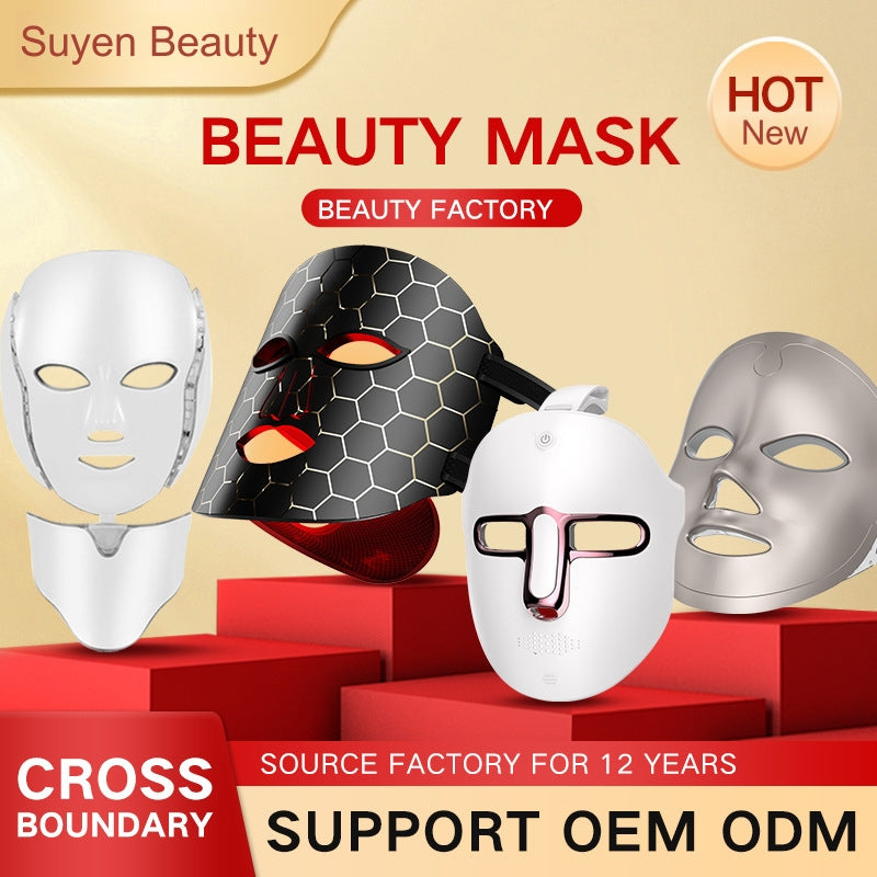 Silicone LED Face Mask | Red Light Therapy Mask at Home