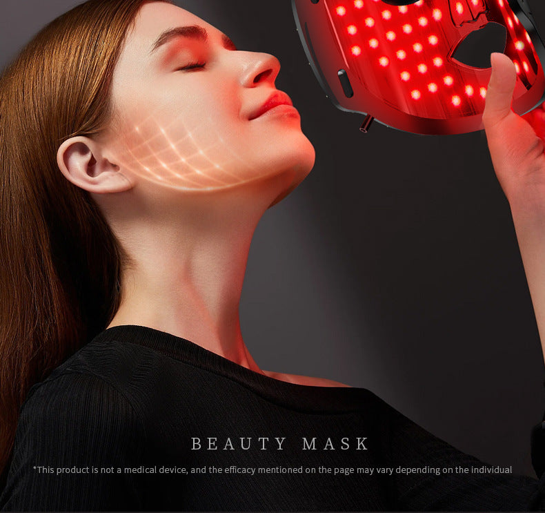Silicone LED Face Mask | Red Light Therapy Mask at Home