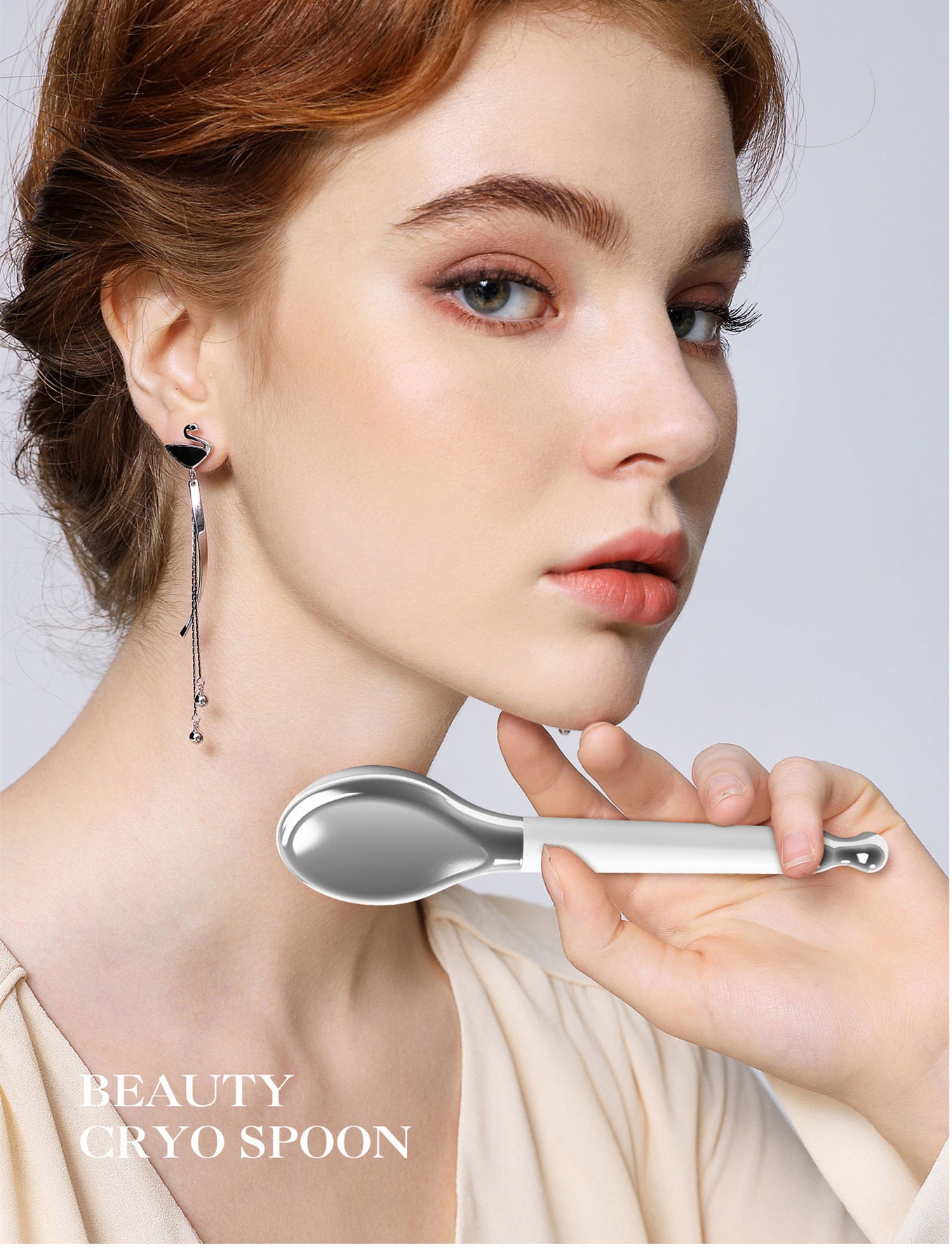 Beauty Cryo Spoon Skin Care Tool for Puffiness, Wrinkles, Dark Circles 3-in-1 Cryo Gua Sha Facial Tools, Ice Roller Globes for Women Face and Eyes Massager