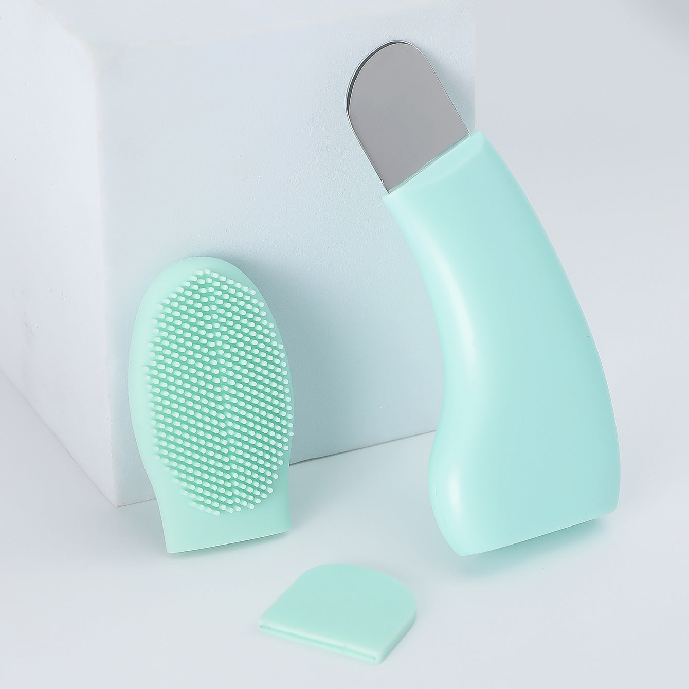 portable silicone nose cleaning brush free logo