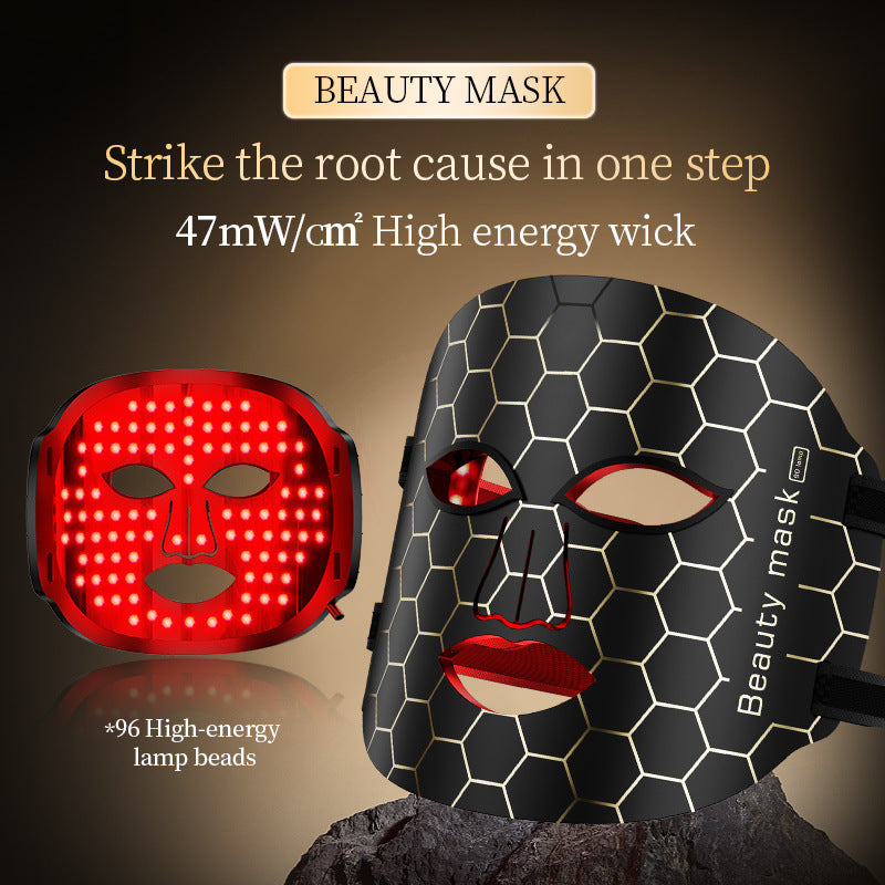 Silicone LED Face Mask | Red Light Therapy Mask at Home