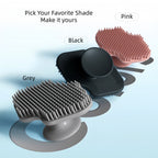 3pcs Mouth shape manual silicone deep facial cleansing brush Silicone Face Scrubber for Women Men