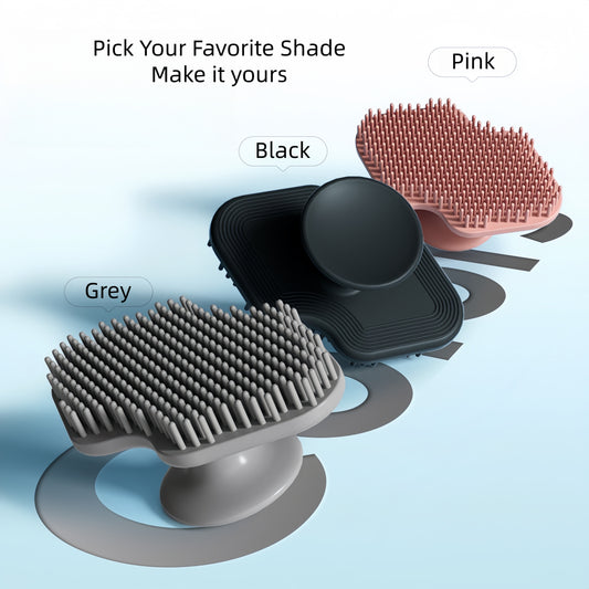 3pcs Mouth shape manual silicone deep facial cleansing brush Silicone Face Scrubber for Women Men