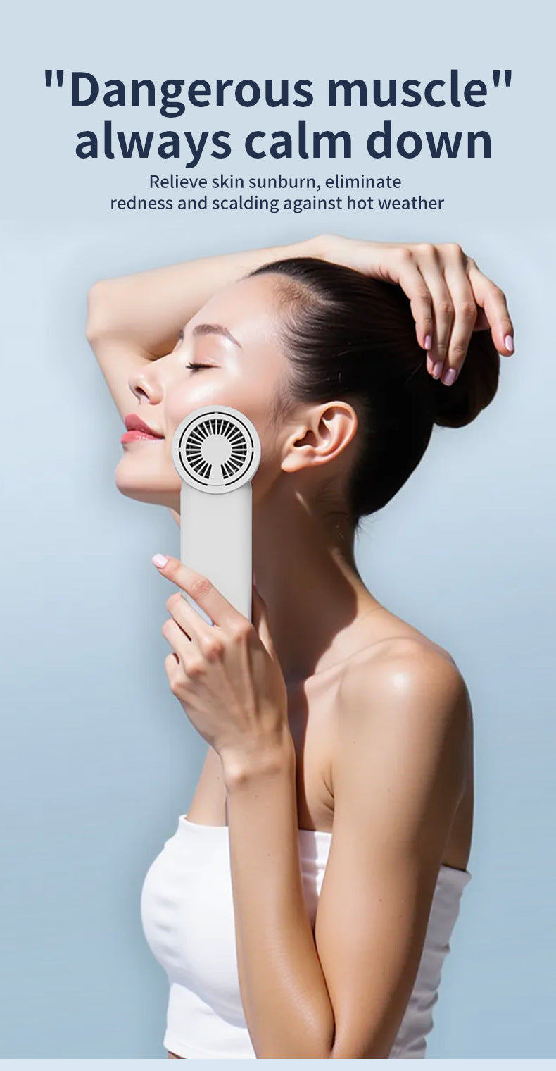 Anti-Aging Mini Ice Hammer Cooling Therapy and Serum Infusion Massager, Home Use Beauty Device