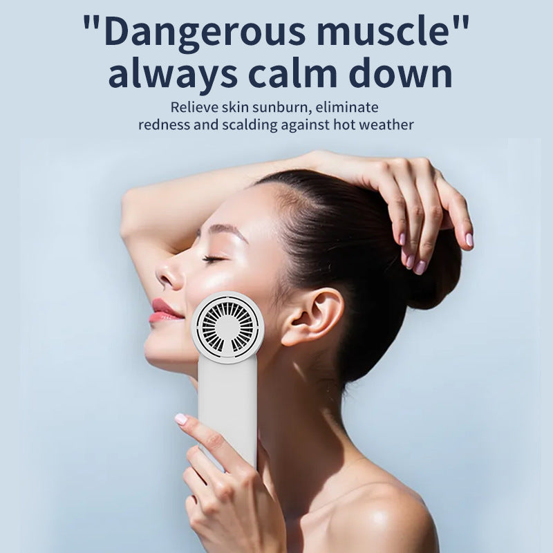 Anti-Aging Mini Ice Hammer Cooling Therapy and Serum Infusion Massager, Home Use Beauty Device