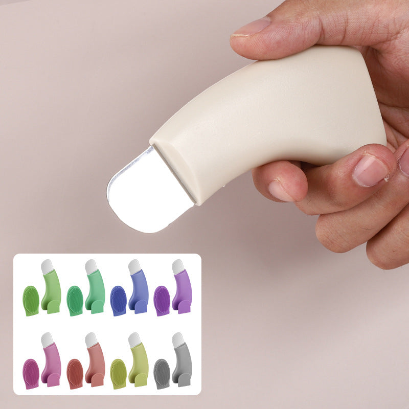 portable silicone nose cleaning brush free logo