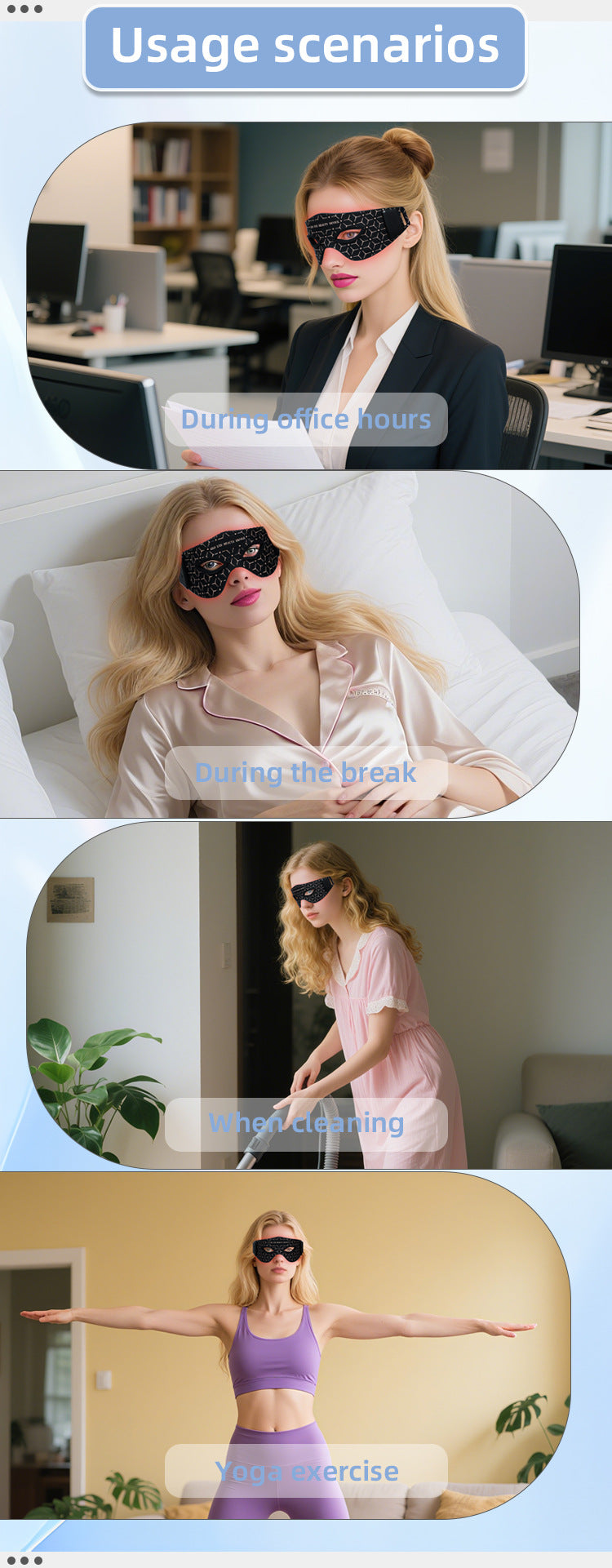 Silicone Red Light Eye Care Device