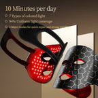 Silicone LED Face Mask | Red Light Therapy Mask at Home