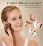 Lymphatic Drainage Face Brush-Wooden Face Brush