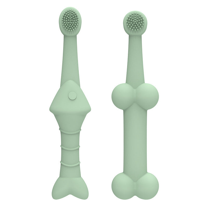 Dog Toothbrush, Food Grade Silicone Pet Brush Fits Most Fingers, Puppy Toothbrush for Dogs & Cats Dental Care, 360° Cleaning Finger Brush for Dogs Teeth
