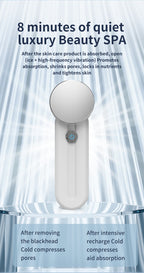 Anti-Aging Mini Ice Hammer Cooling Therapy and Serum Infusion Massager, Home Use Beauty Device