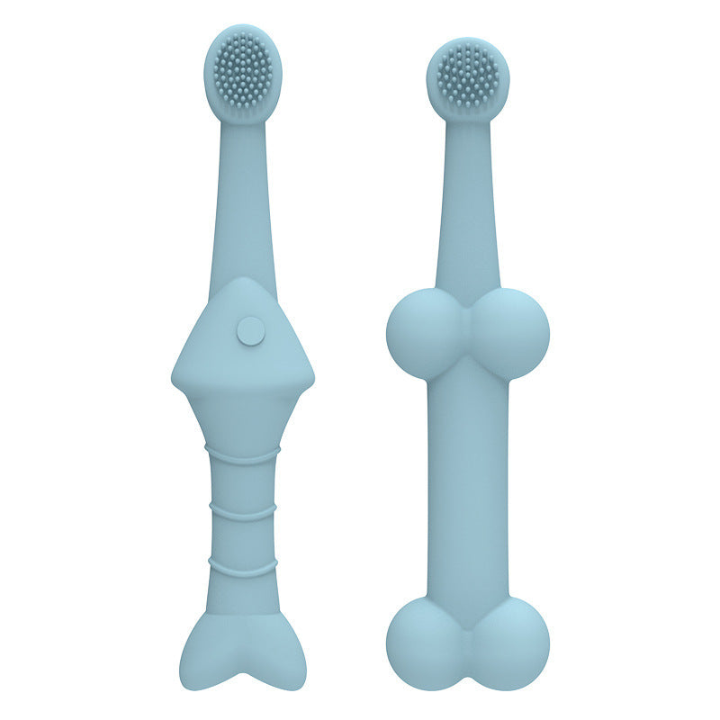 Dog Toothbrush, Food Grade Silicone Pet Brush Fits Most Fingers, Puppy Toothbrush for Dogs & Cats Dental Care, 360° Cleaning Finger Brush for Dogs Teeth