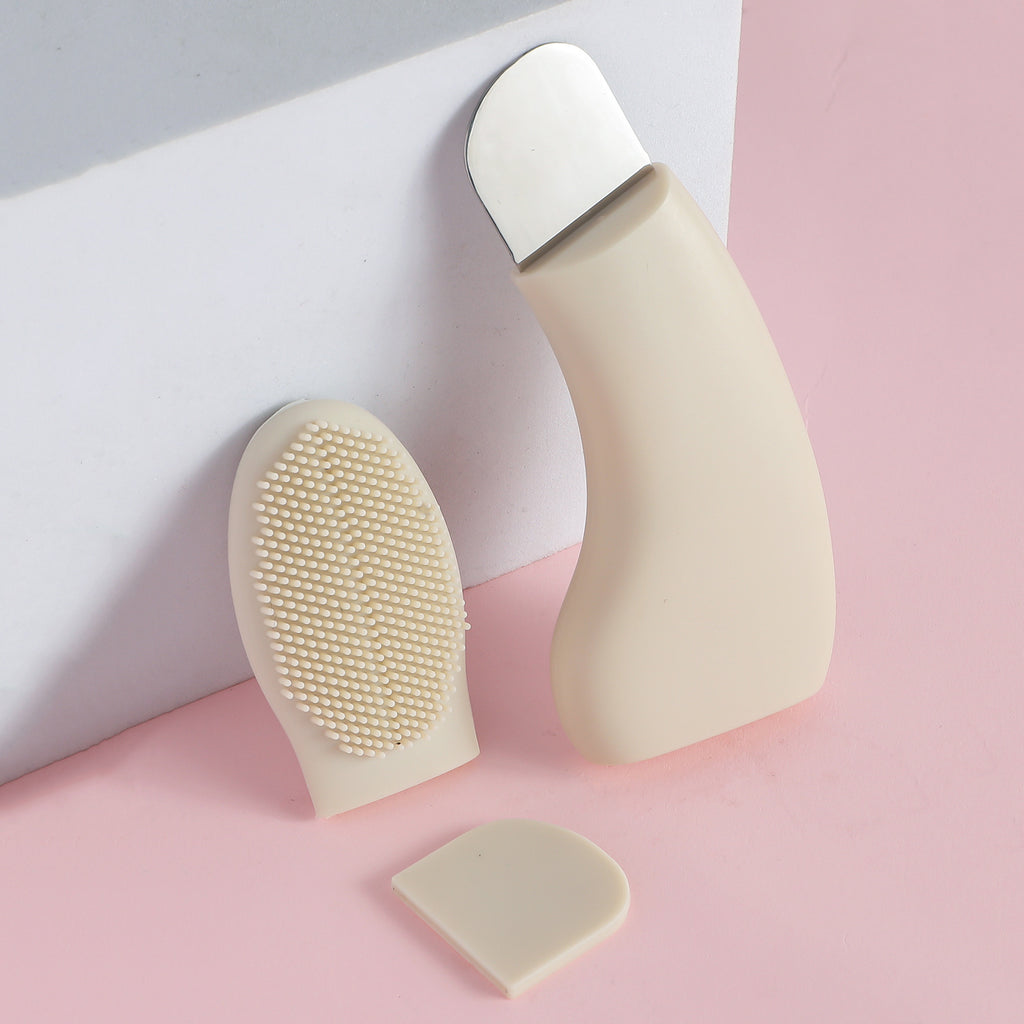 portable silicone nose cleaning brush free logo