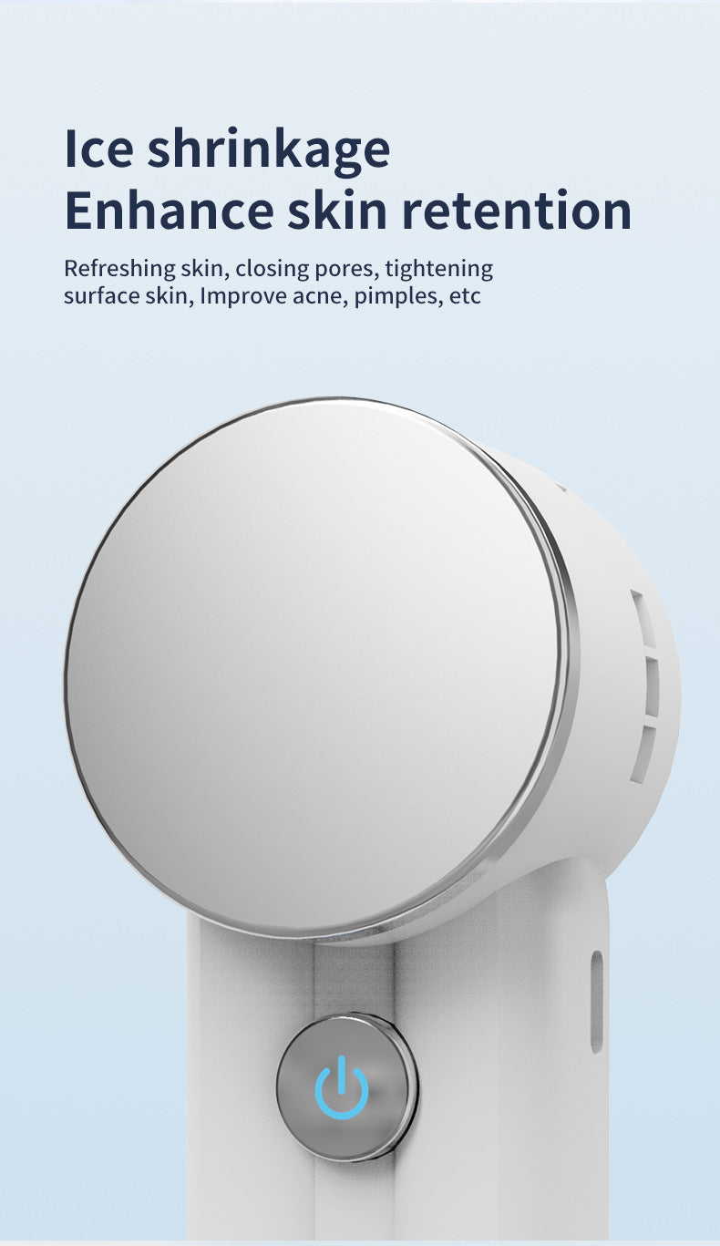 Anti-Aging Mini Ice Hammer Cooling Therapy and Serum Infusion Massager, Home Use Beauty Device
