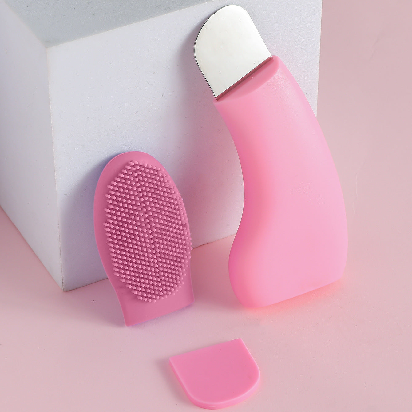 portable silicone nose cleaning brush free logo