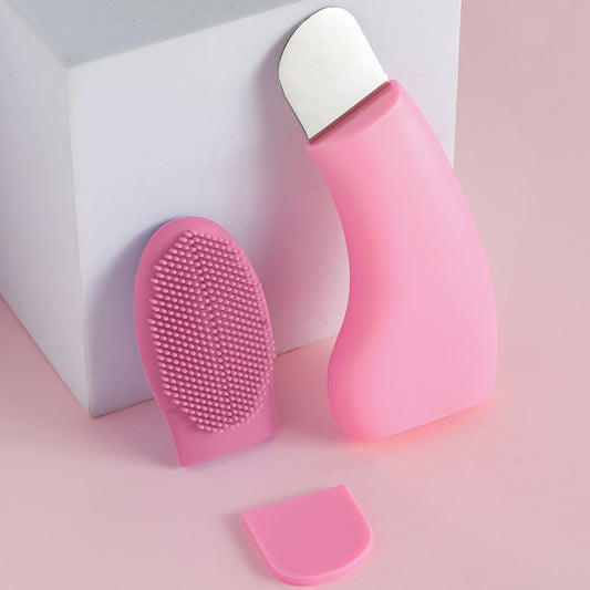 portable silicone nose cleaning brush free logo