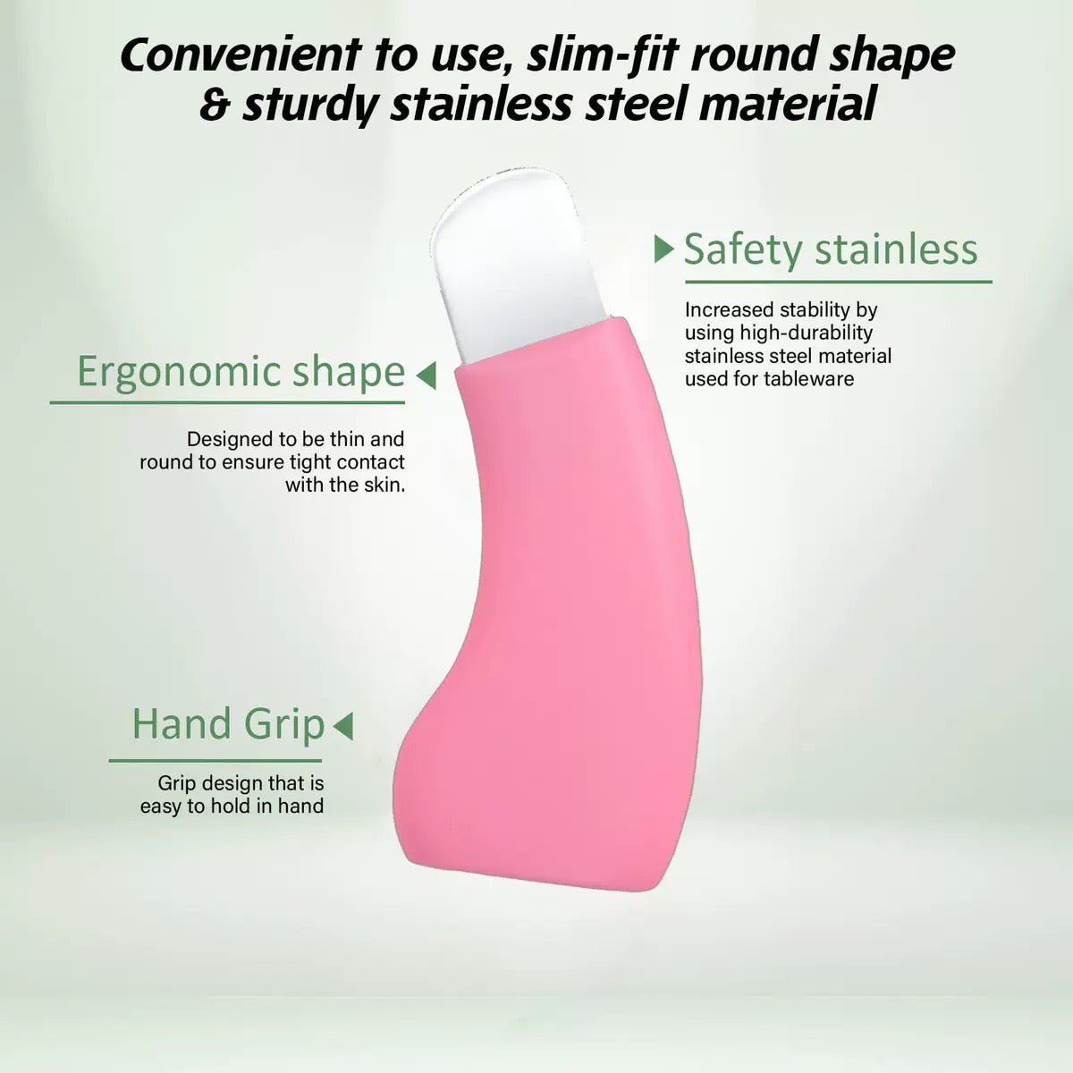 portable silicone nose cleaning brush free logo