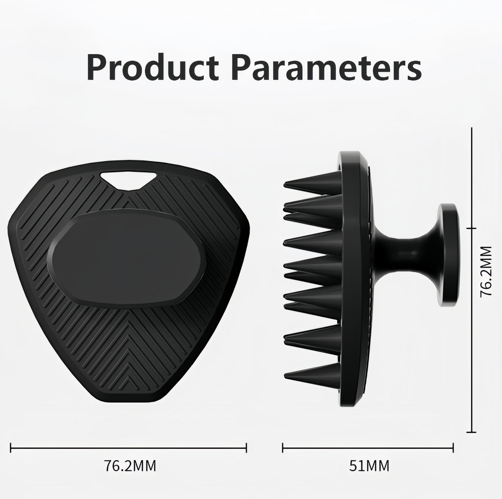 2pcs New Men's Silicone Shampoo Brush, Massage Shampoo Brush, Magic Silicone Hair Wash Brush, Scalp Hair Comb