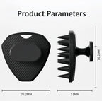 2pcs New Men's Silicone Shampoo Brush, Massage Shampoo Brush, Magic Silicone Hair Wash Brush, Scalp Hair Comb