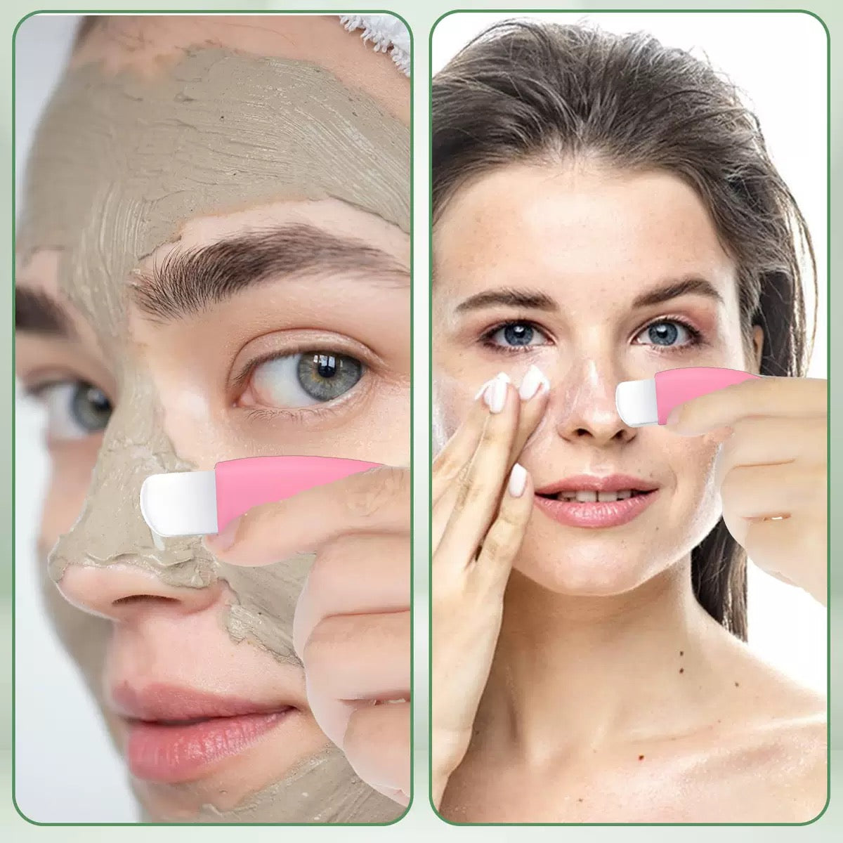 portable silicone nose cleaning brush free logo