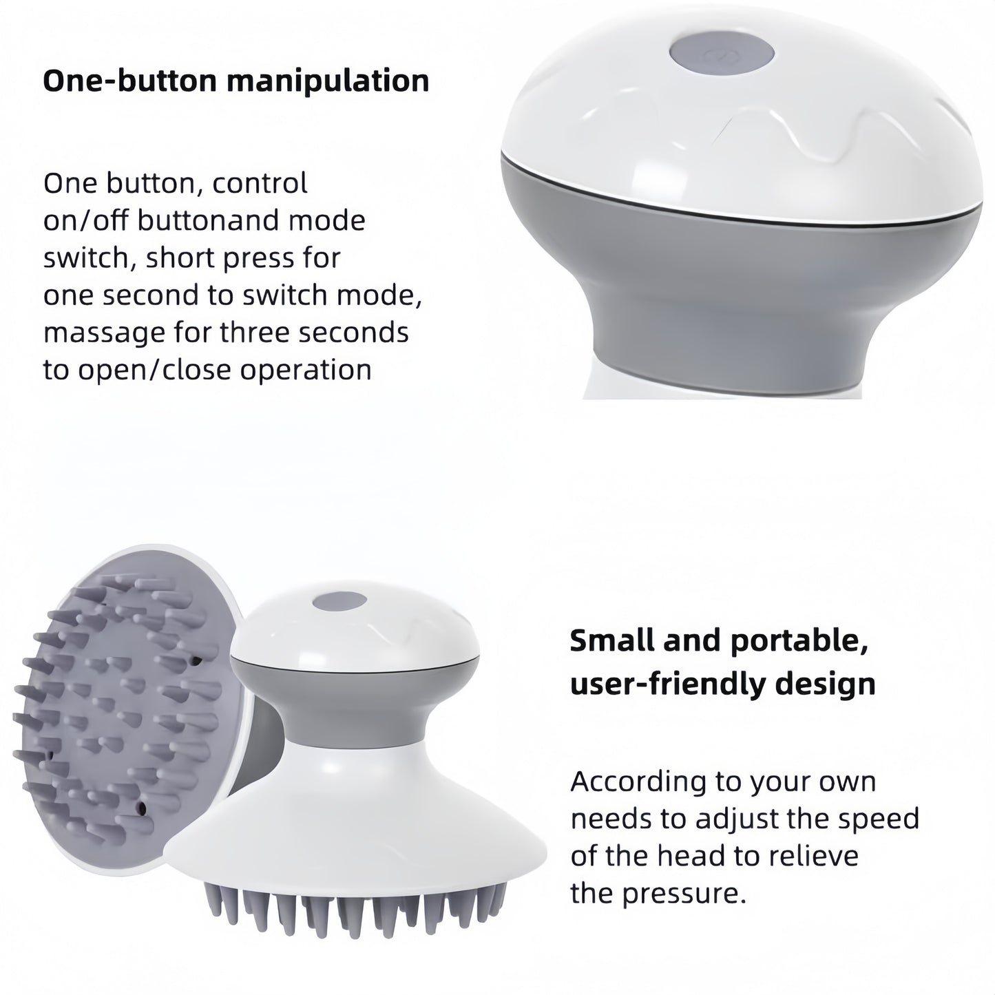 New Style Wireless Electric Head Massage Accept OEM Printing