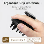 2pcs New Men's Silicone Shampoo Brush, Massage Shampoo Brush, Magic Silicone Hair Wash Brush, Scalp Hair Comb