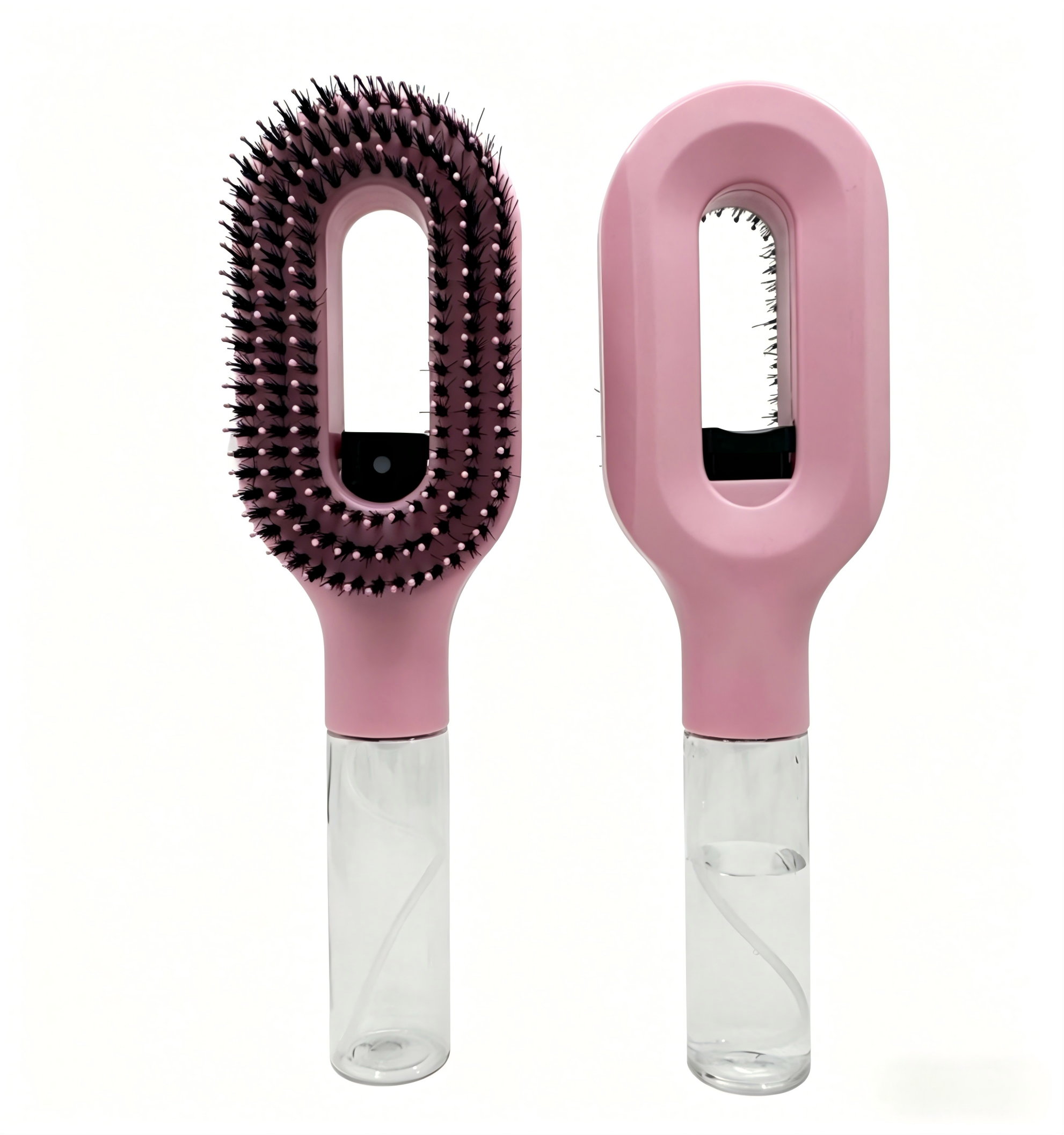 2-in-1 liquid spraying hair brush