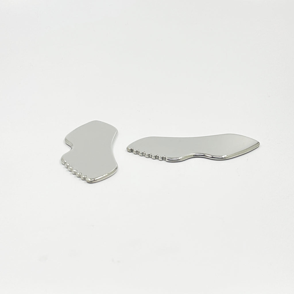 Lip-shaped stainless steel gua sha