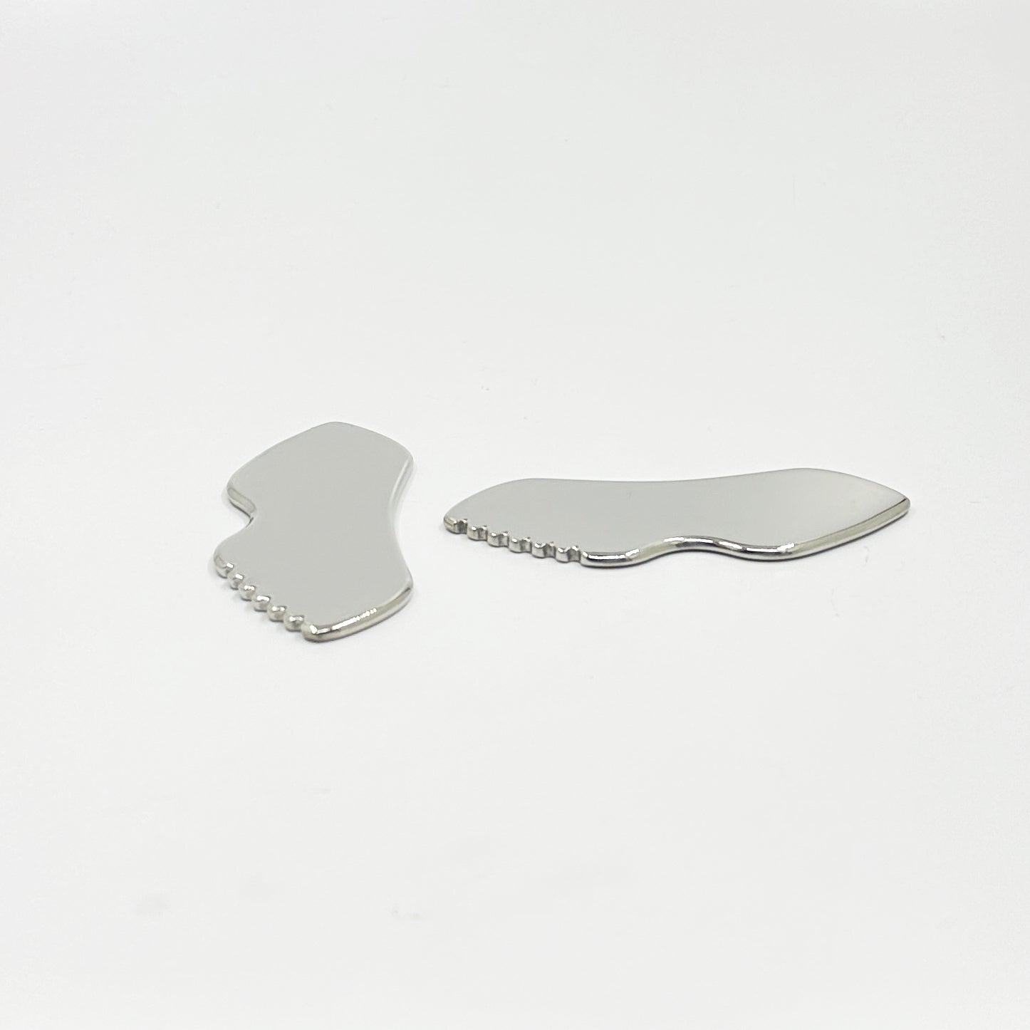 Lip-shaped stainless steel gua sha