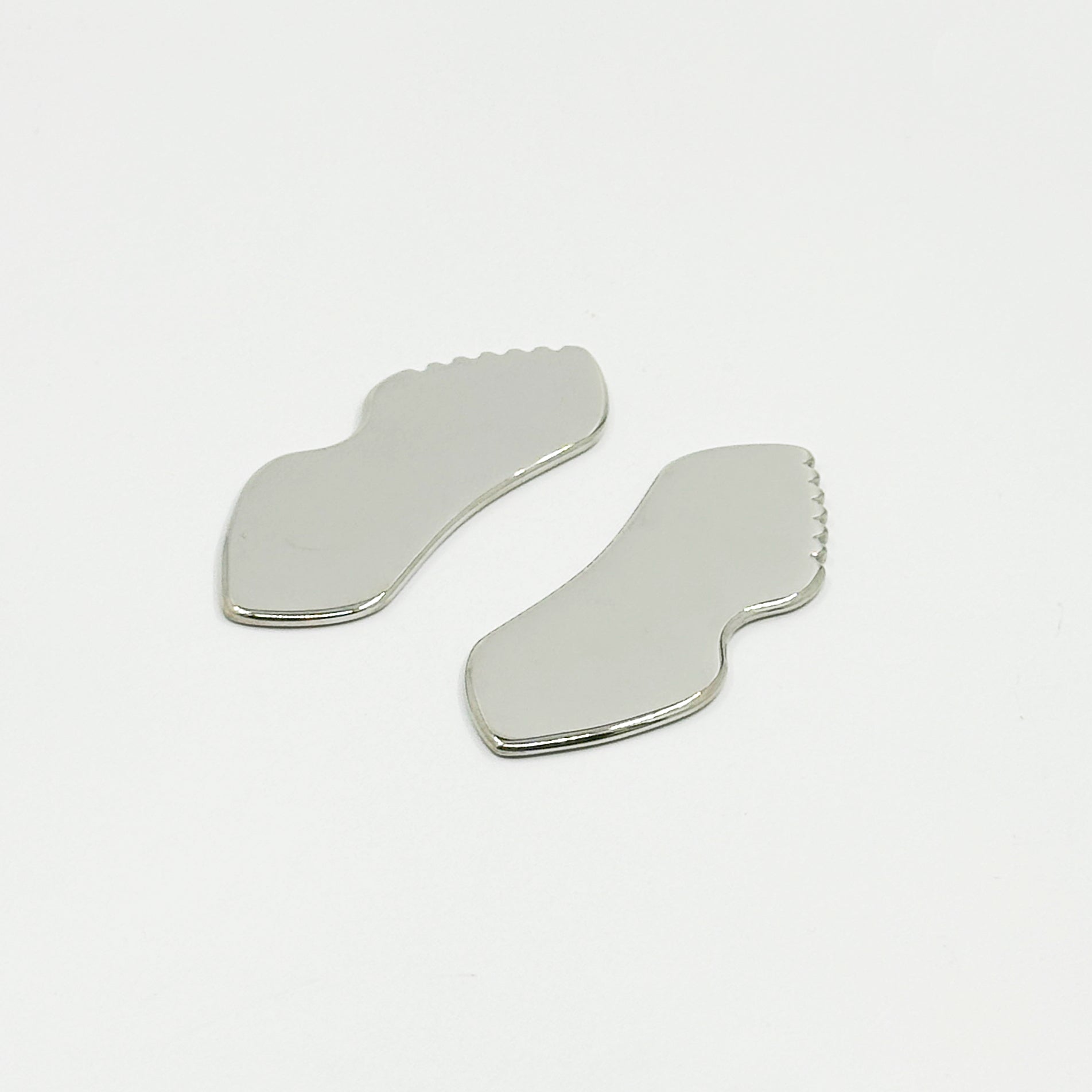 Lip-shaped stainless steel gua sha