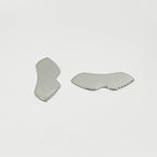 Lip-shaped stainless steel gua sha