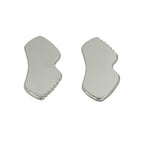 Lip-shaped stainless steel gua sha