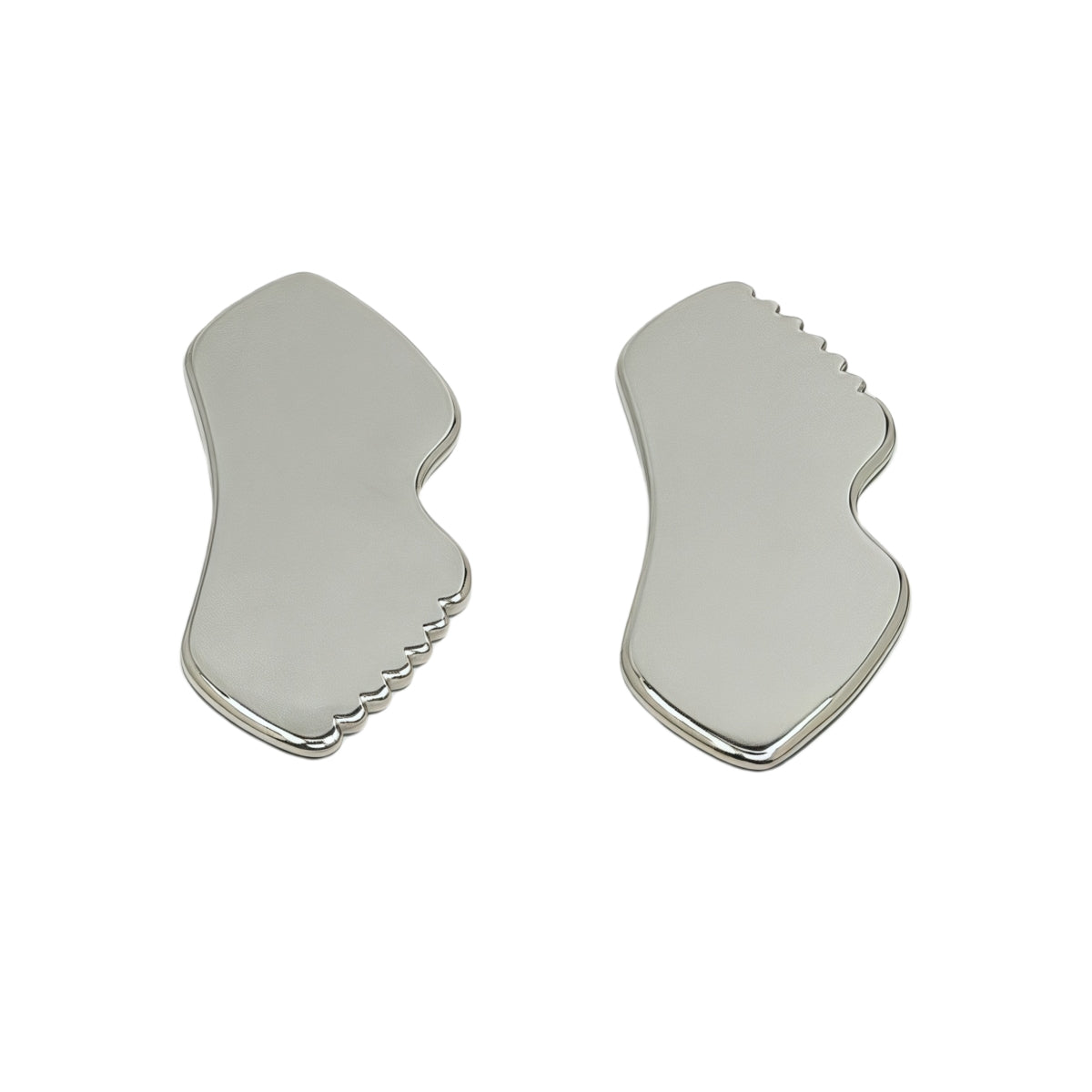 Lip-shaped stainless steel gua sha