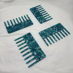 Luxury Cellulose Acetate Wide Tooth Comb | Anti-static Curly Hair Detangling Comb