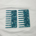 Luxury Cellulose Acetate Wide Tooth Comb | Anti-static Curly Hair Detangling Comb