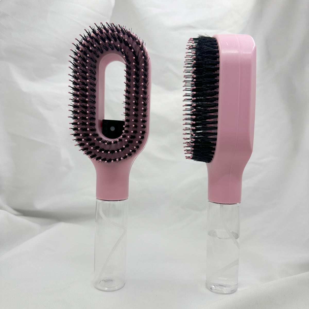 2-in-1 liquid spraying hair brush