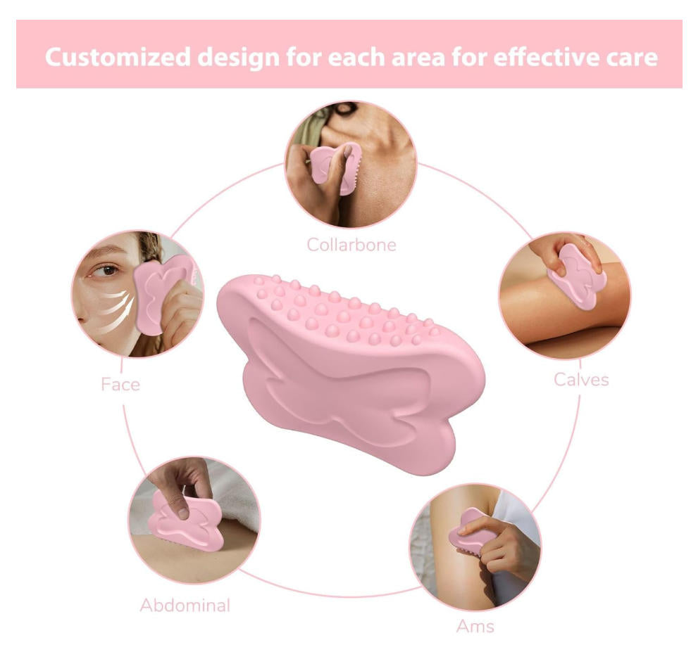 Reusable Lifting Daily Massaging Care Solution | Facial Scraping Massage Board | Facial Skin Scraper Board Silicone