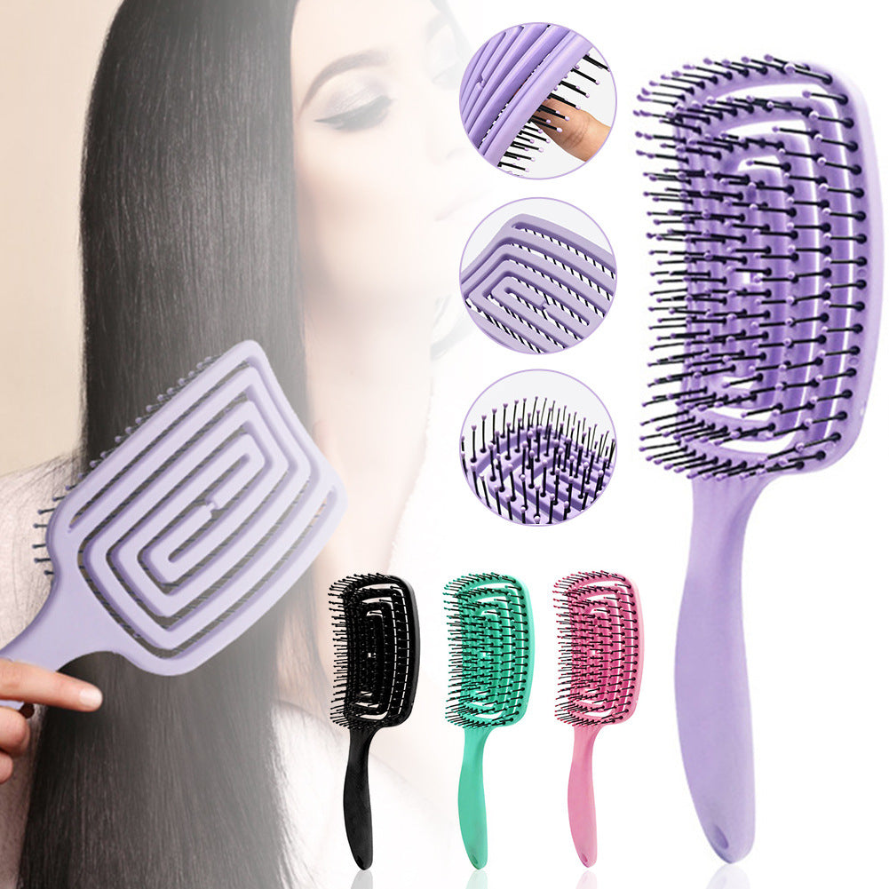 2-in-1 Flex Glide Detangling & Scalp Massage Hairbrush