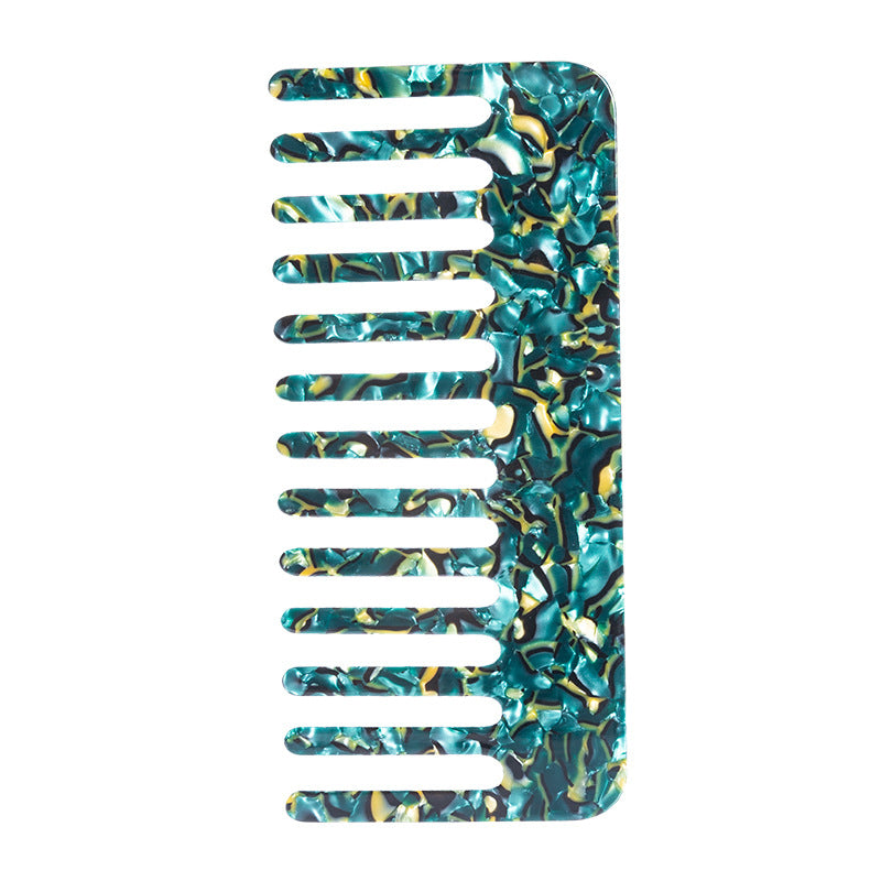 wide tooth premium cellulose acetate comb-12.8cm