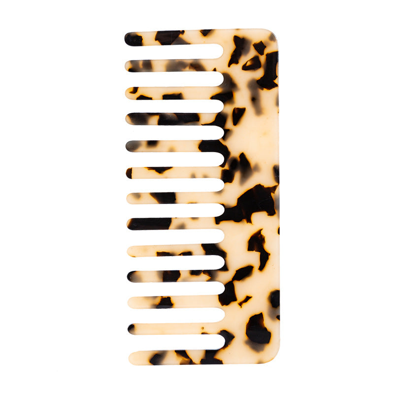 wide tooth premium cellulose acetate comb-12.8cm