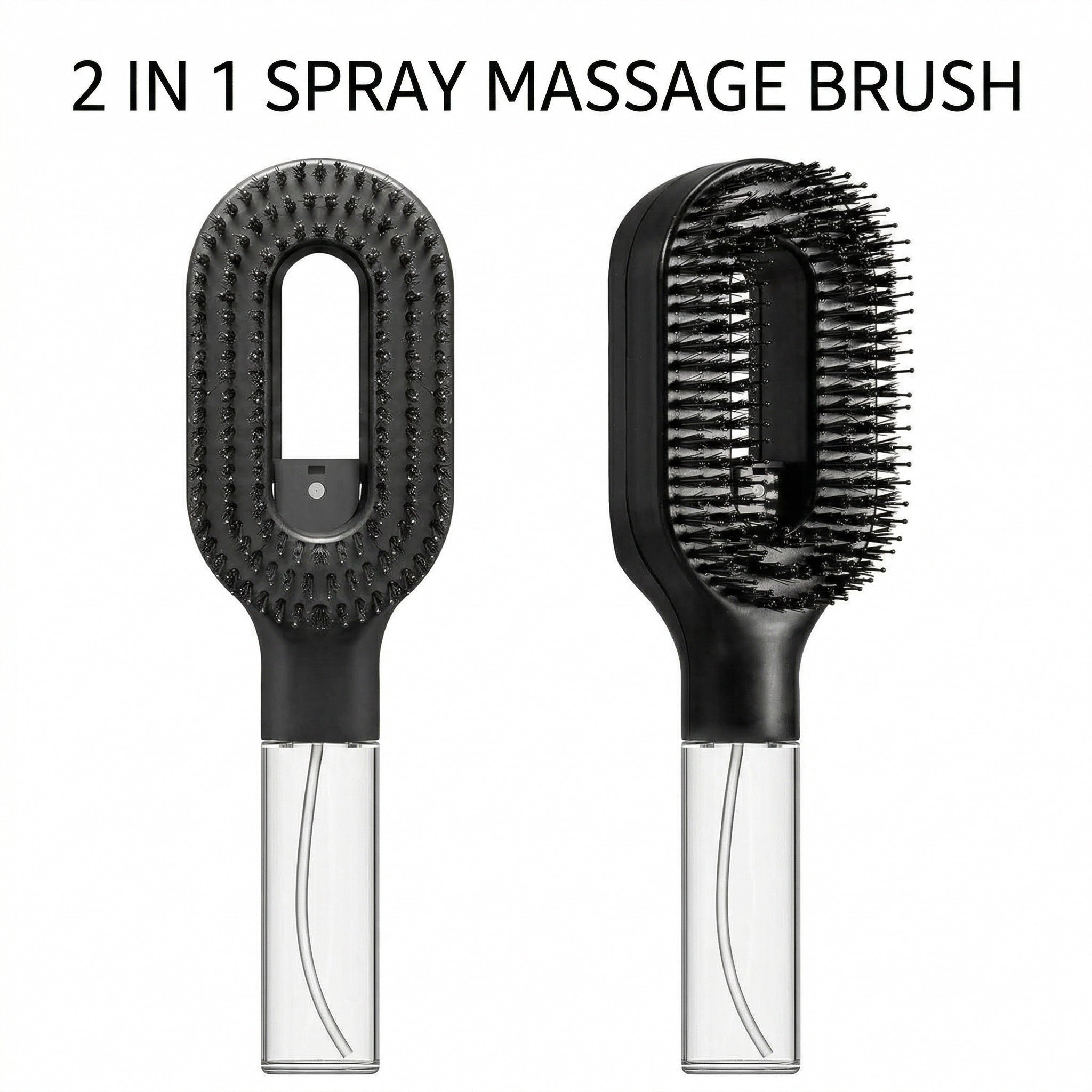 2-in-1 liquid spraying hair brush